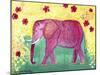 Pink Elephant-Jennifer McCully-Mounted Giclee Print