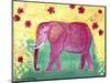 Pink Elephant-Jennifer McCully-Mounted Premium Giclee Print