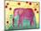 Pink Elephant-Jennifer McCully-Mounted Premium Giclee Print