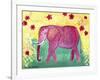 Pink Elephant-Jennifer McCully-Framed Giclee Print