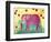 Pink Elephant-Jennifer McCully-Framed Giclee Print