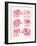 Pink Elephants-Cat Coquillette-Framed Art Print