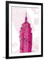 Pink Empire-OnRei-Framed Art Print