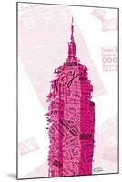 Pink Empire-OnRei-Mounted Art Print