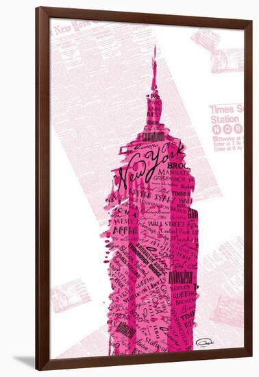 Pink Empire-OnRei-Framed Art Print