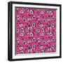 Pink Eyeballs Pattern-Lauren Ramer-Framed Giclee Print