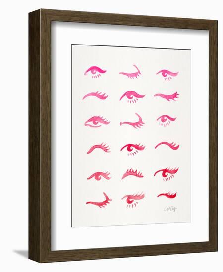 Pink Eyes-Cat Coquillette-Framed Giclee Print