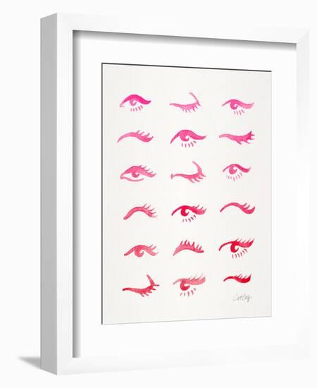 Pink Eyes-Cat Coquillette-Framed Giclee Print