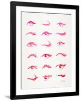 Pink Eyes-Cat Coquillette-Framed Giclee Print