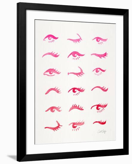 Pink Eyes-Cat Coquillette-Framed Giclee Print