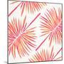 Pink FanPalm Pattern-Cat Coquillette-Mounted Giclee Print