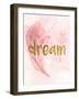 Pink Feathered 4-Kimberly Allen-Framed Art Print