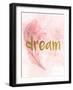 Pink Feathered 4-Kimberly Allen-Framed Art Print