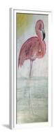 Pink Flamingo Tall-Karen Williams-Framed Giclee Print