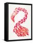 Pink Flamingo-Cat Coquillette-Framed Stretched Canvas