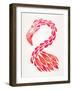 Pink Flamingo-Cat Coquillette-Framed Art Print