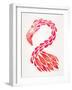 Pink Flamingo-Cat Coquillette-Framed Art Print
