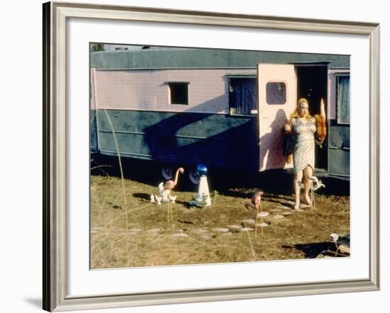 Pink Flamingos, Divine, 1972-null-Framed Photo