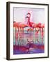 "Pink Flamingos,"January 29, 1938-Francis Lee Jaques-Framed Giclee Print