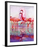 "Pink Flamingos,"January 29, 1938-Francis Lee Jaques-Framed Giclee Print