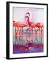 "Pink Flamingos,"January 29, 1938-Francis Lee Jaques-Framed Giclee Print
