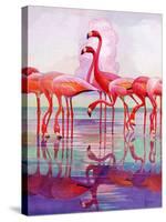 "Pink Flamingos,"January 29, 1938-Francis Lee Jaques-Stretched Canvas