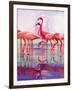 "Pink Flamingos,"January 29, 1938-Francis Lee Jaques-Framed Giclee Print