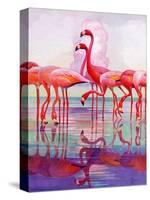 "Pink Flamingos,"January 29, 1938-Francis Lee Jaques-Stretched Canvas