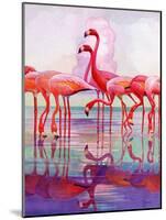 "Pink Flamingos,"January 29, 1938-Francis Lee Jaques-Mounted Premium Giclee Print