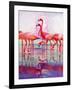 "Pink Flamingos,"January 29, 1938-Francis Lee Jaques-Framed Giclee Print