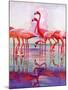 "Pink Flamingos,"January 29, 1938-Francis Lee Jaques-Mounted Giclee Print