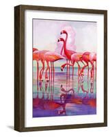 "Pink Flamingos,"January 29, 1938-Francis Lee Jaques-Framed Giclee Print