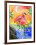 Pink Flamingos-sylvia pimental-Framed Art Print