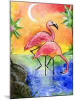 Pink Flamingos-sylvia pimental-Mounted Art Print