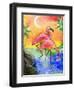 Pink Flamingos-sylvia pimental-Framed Art Print