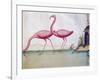 Pink Flamingos-null-Framed Giclee Print