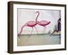 Pink Flamingos-null-Framed Giclee Print