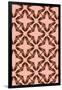 Pink Floral Moth Tiles-Belen Mena-Framed Giclee Print