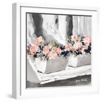 Pink Floral Window-Jane Slivka-Framed Art Print