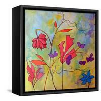 Pink Floral-Ruth Palmer-Framed Stretched Canvas