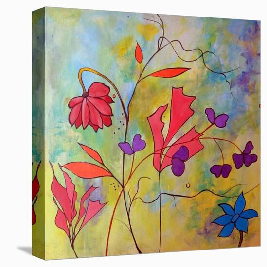 Pink Floral-Ruth Palmer-Stretched Canvas