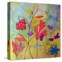Pink Floral-Ruth Palmer-Stretched Canvas