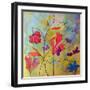 Pink Floral-Ruth Palmer-Framed Art Print