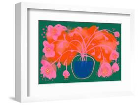 Pink Flower Bouquet-Treechild-Framed Photographic Print