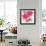 Pink Flower II-Lilian Scott-Framed Art Print displayed on a wall