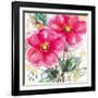 Pink Flower II-Lilian Scott-Framed Art Print