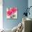 Pink Flower II-Lilian Scott-Mounted Art Print displayed on a wall