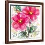 Pink Flower II-Lilian Scott-Framed Art Print