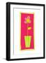 Pink Flower in a Vase-null-Framed Giclee Print