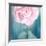 Pink Flower in Blue Bottle-Tom Quartermaine-Framed Giclee Print